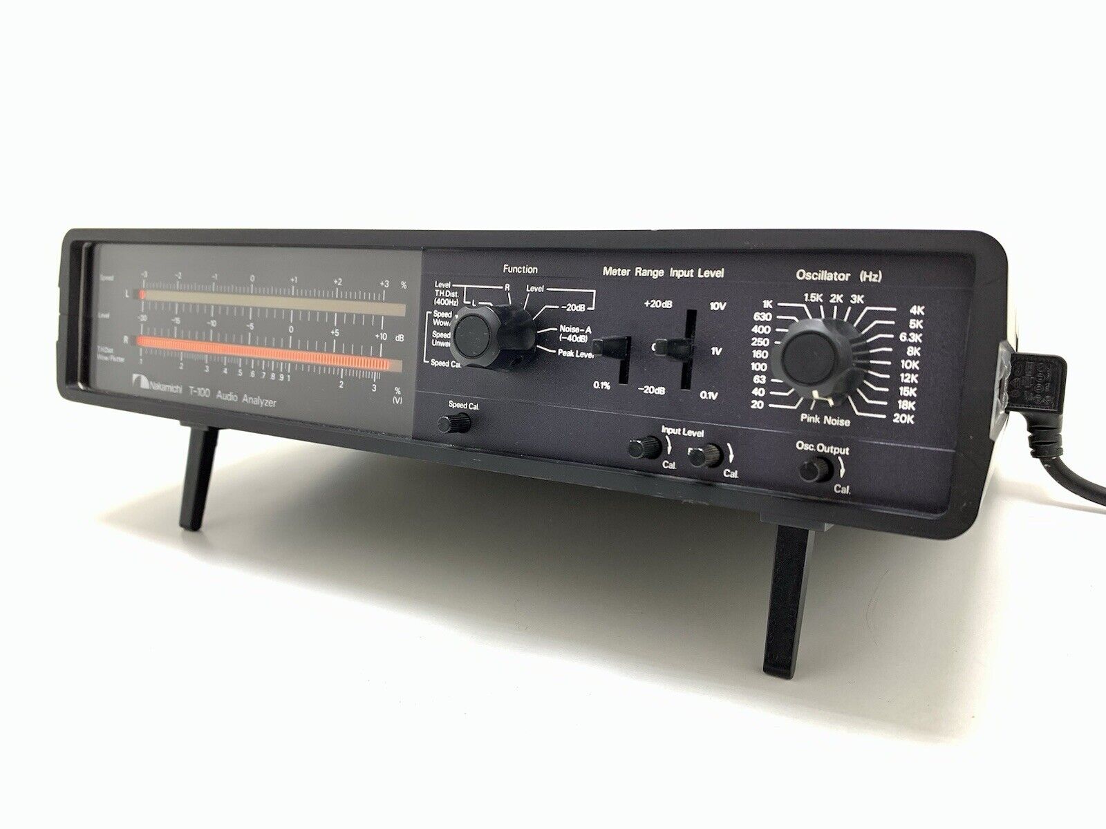 NAKAMICHI T 100 Professional Stereo AUDIO ANALYSER Vintage 1981 WORK Good Look