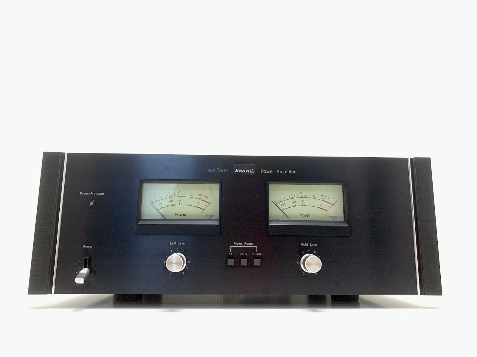 Sansui BA-2000 Stereo Power Amplifier 220 Wrms Vintage 1977 Hi Fi Work Good Look