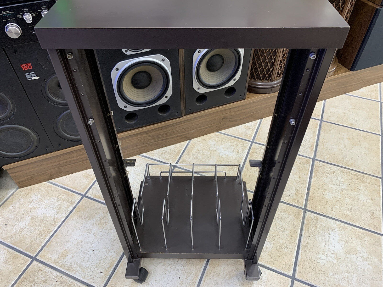 FISHER RA-7000 Original Audio Rack Very Rare Vintage 70's for TECHNICS Good Look