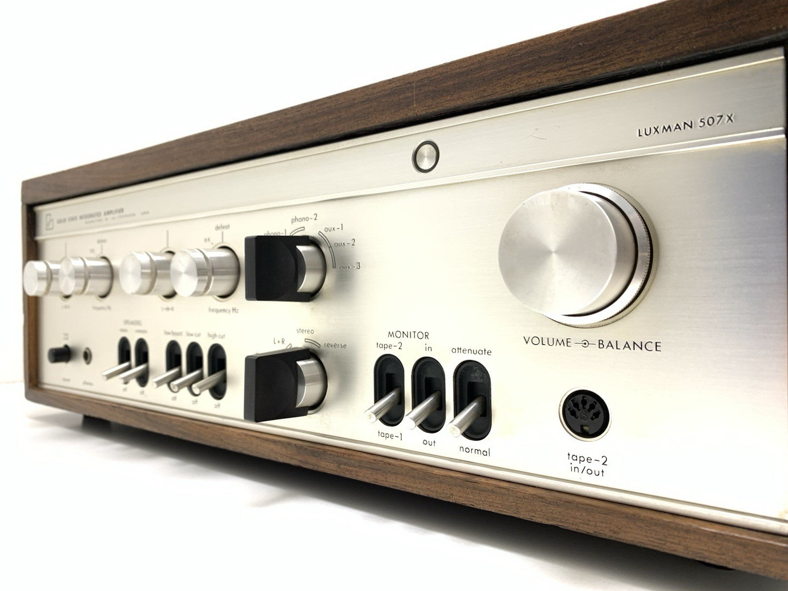 LUXMAN SQ 507X Integrated Stereo Amplifier 2X 50W RMS Vintage 1970 Work GoodLook