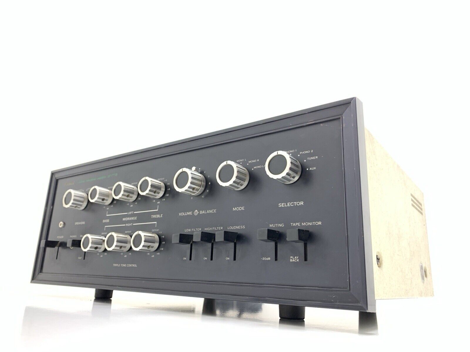 SANSUI AU 777D Solid State Amplifier 30+30 Watts RMS Vintage 1969 WORK Good Look