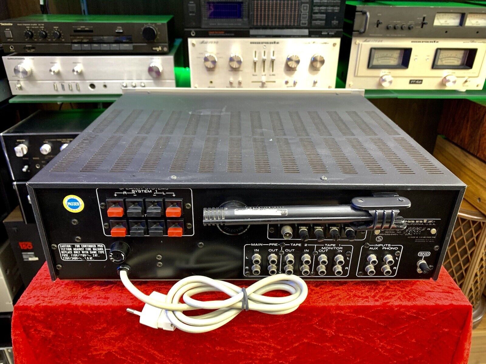 MARANTZ 2226B Stereo Receiver 58 Watts RMS Vintage 1977-80 RARE WORK Good Look