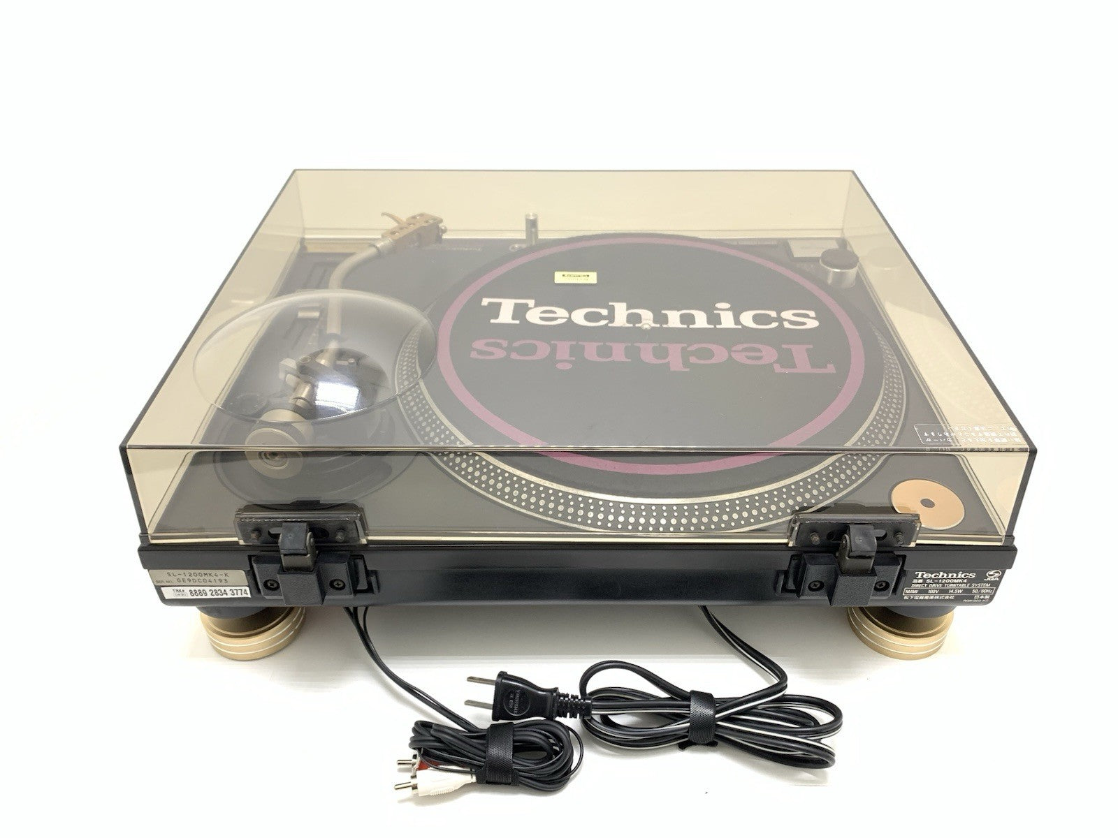 TECHNICS SL 1200 MK4 LIMITED EDITION N. 9 Direct Drive Exclusive Turntable WORK