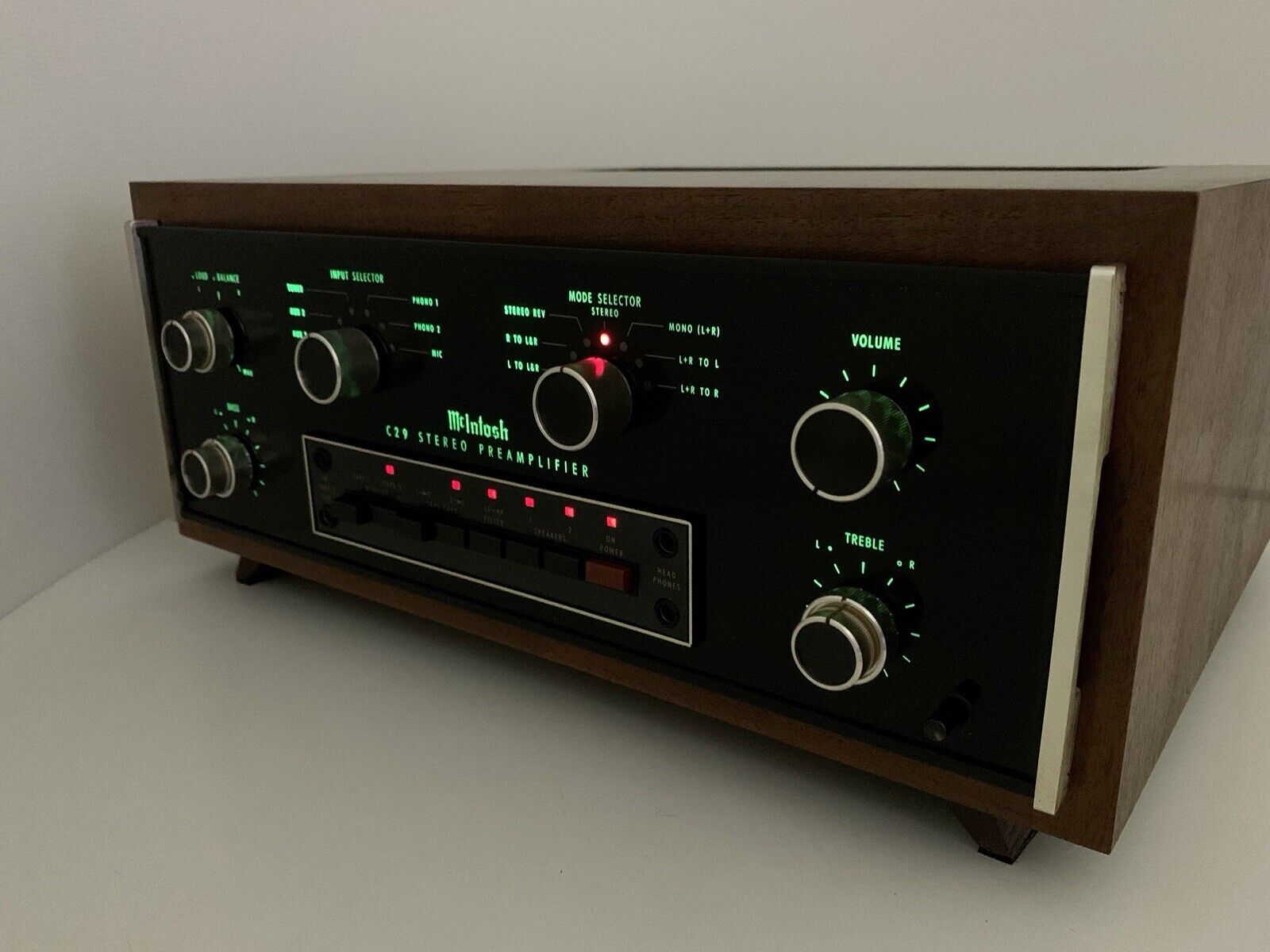 McINTOSH C 29 Stereo Pre Amplifier Vintage 1982 High End WORK Perfect Good Look