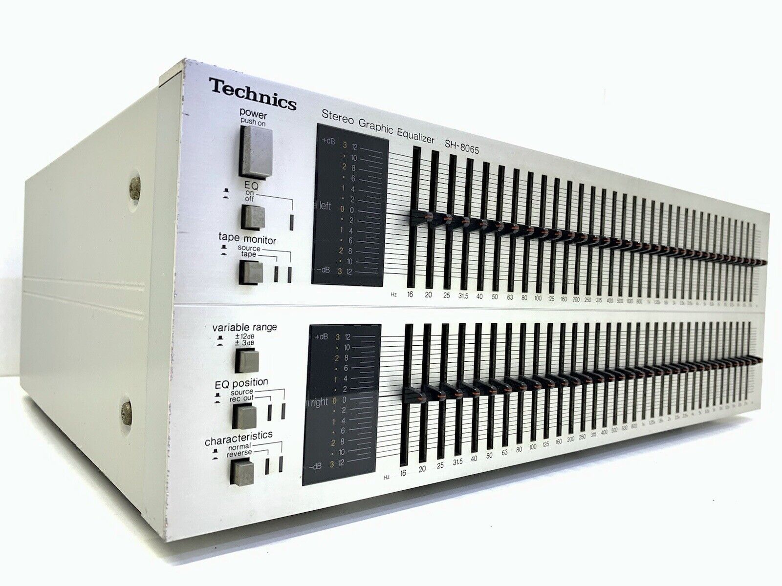 TECHNICS SH-8065 Stereo Graphic Equalizer 33 Bands Vintage 1983 Working LIKE NEW