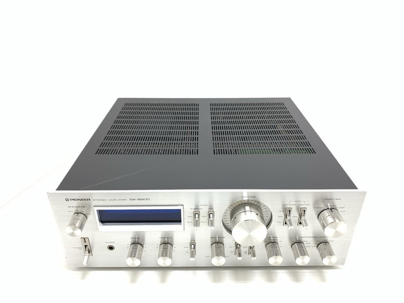 PIONEER SA 8800 Stereo Amplifier 2X 80Watts RMS Blue Line Vintage 1979 Good Look