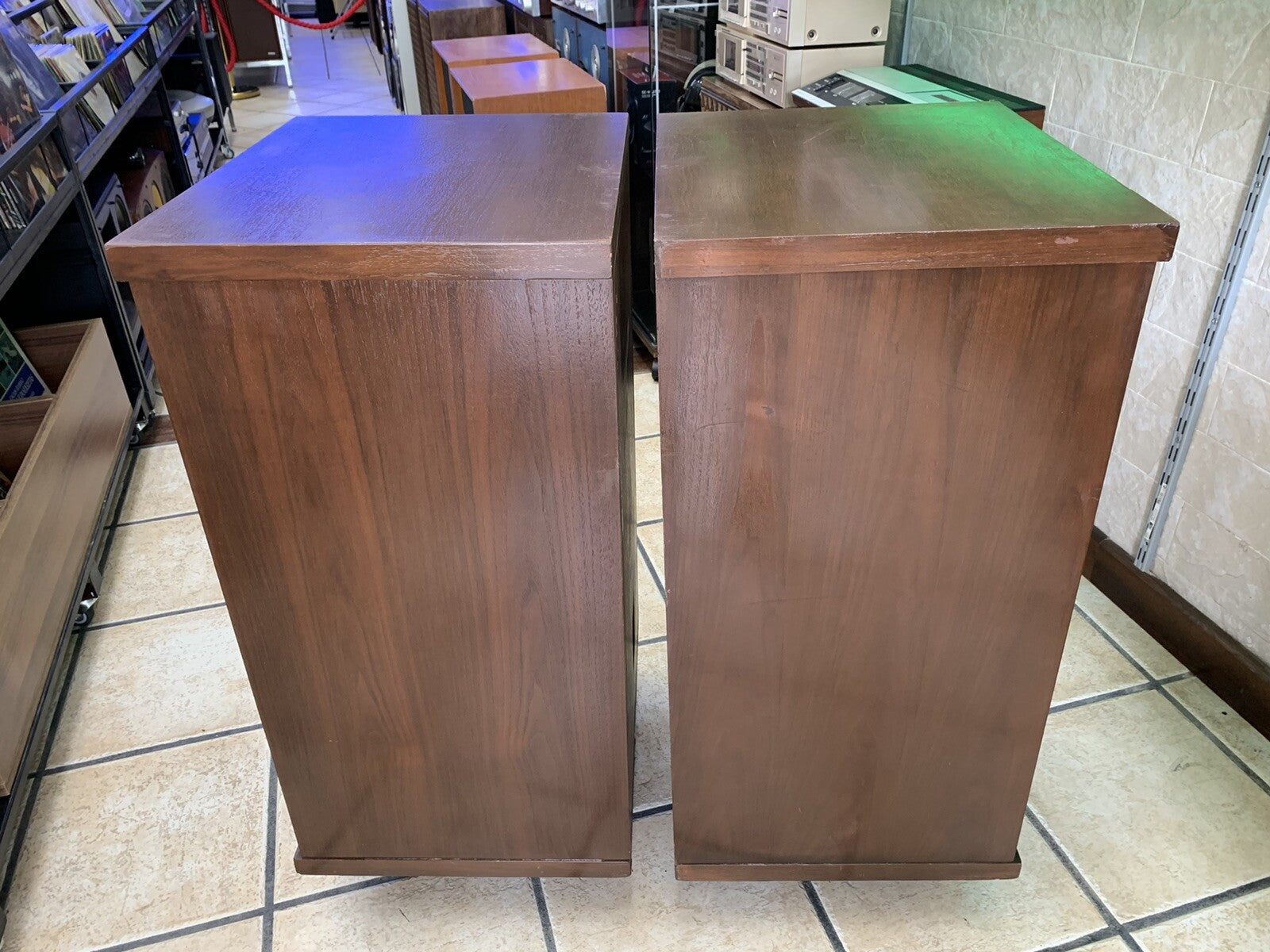 AKAI SW-180 Rare Original Speakers 3 Way 60W RMS Vintage WORK Perfect Good Look