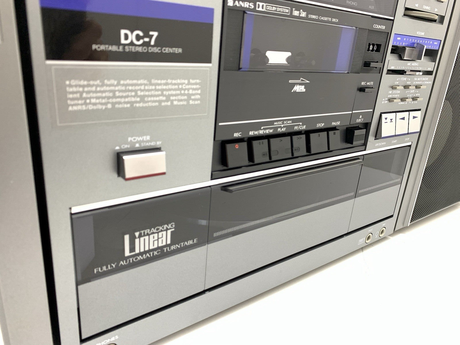 JVC DC7 BOOMBOX STEREO Radio Cassette Turntable Vintage OLD STOCK NEW NEVER USED