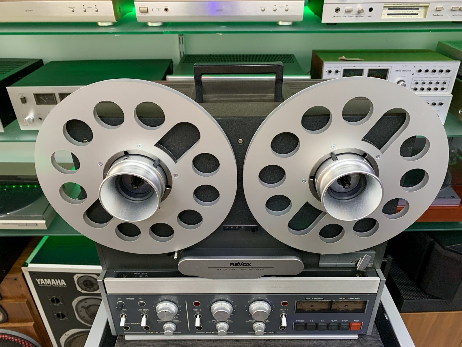 REVOX B-77 Reel to Reel 4 Track 10" Tape Vintage 1978 Refurbished WORK Good Look