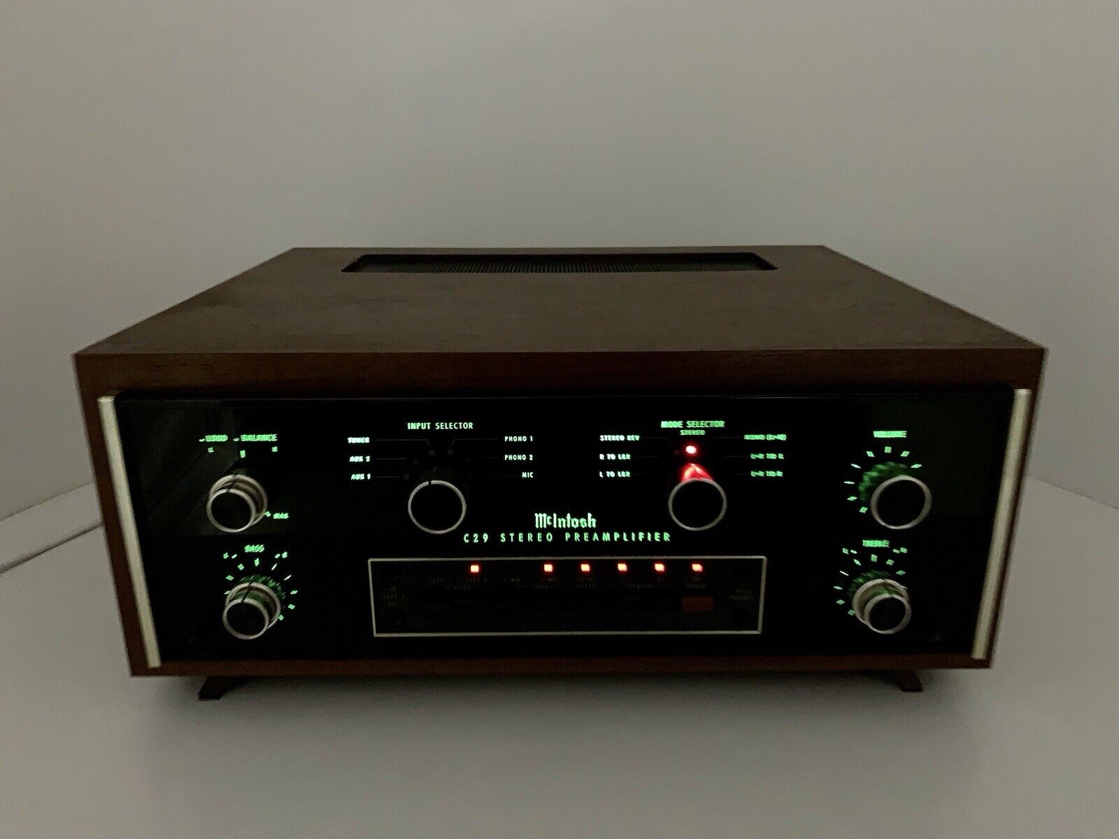 McINTOSH C 29 Stereo Pre Amplifier Vintage 1982 High End WORK Perfect Good Look