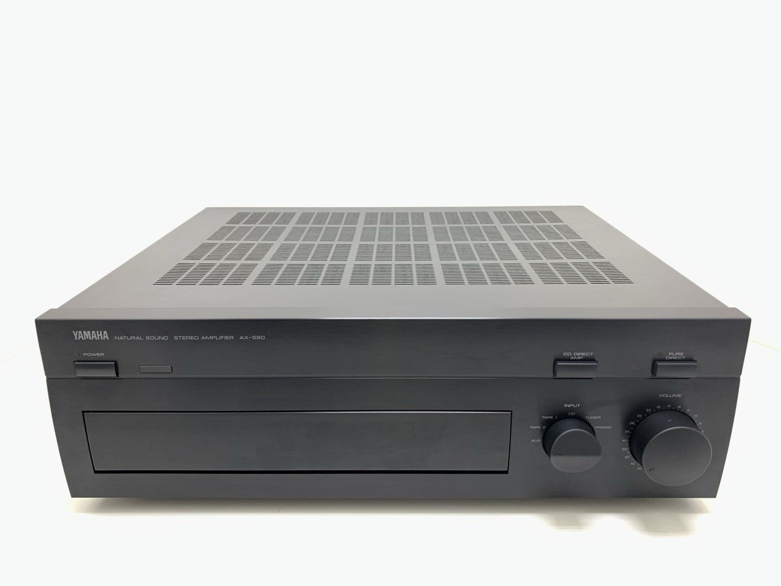 YAMAHA AX 590 Integrated Stereo Amplifier 2X 100Watts RMS Vintage 1995 Good Look