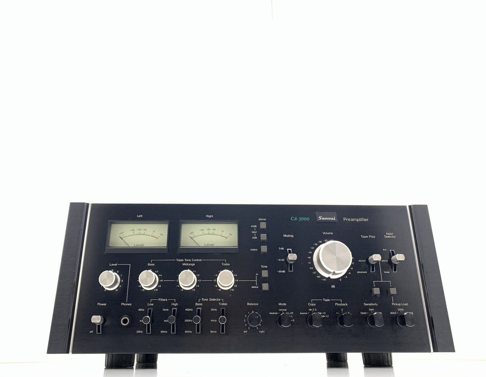 SANSUI CA 3000 Stereo Pre Amplifier Vintage 1975 High End WORK PERFECT Good Look