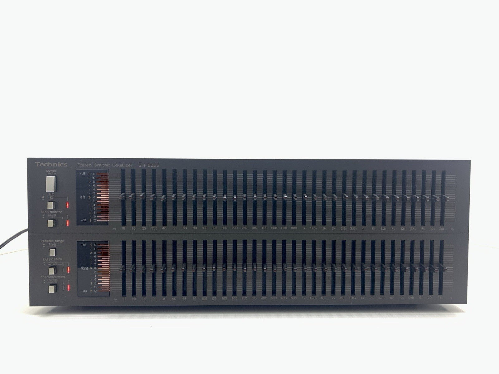 TECHNICS SH 8065 Stereo Graphic Equalizer 33 Bands Vintage 1983 Work Good Look