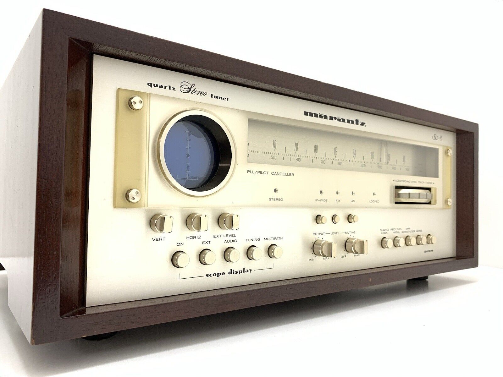 MARANTZ ST 8 AM/FM Quartz Stereo Audio Scope Tuner Vintage 1980 WORK Good Look