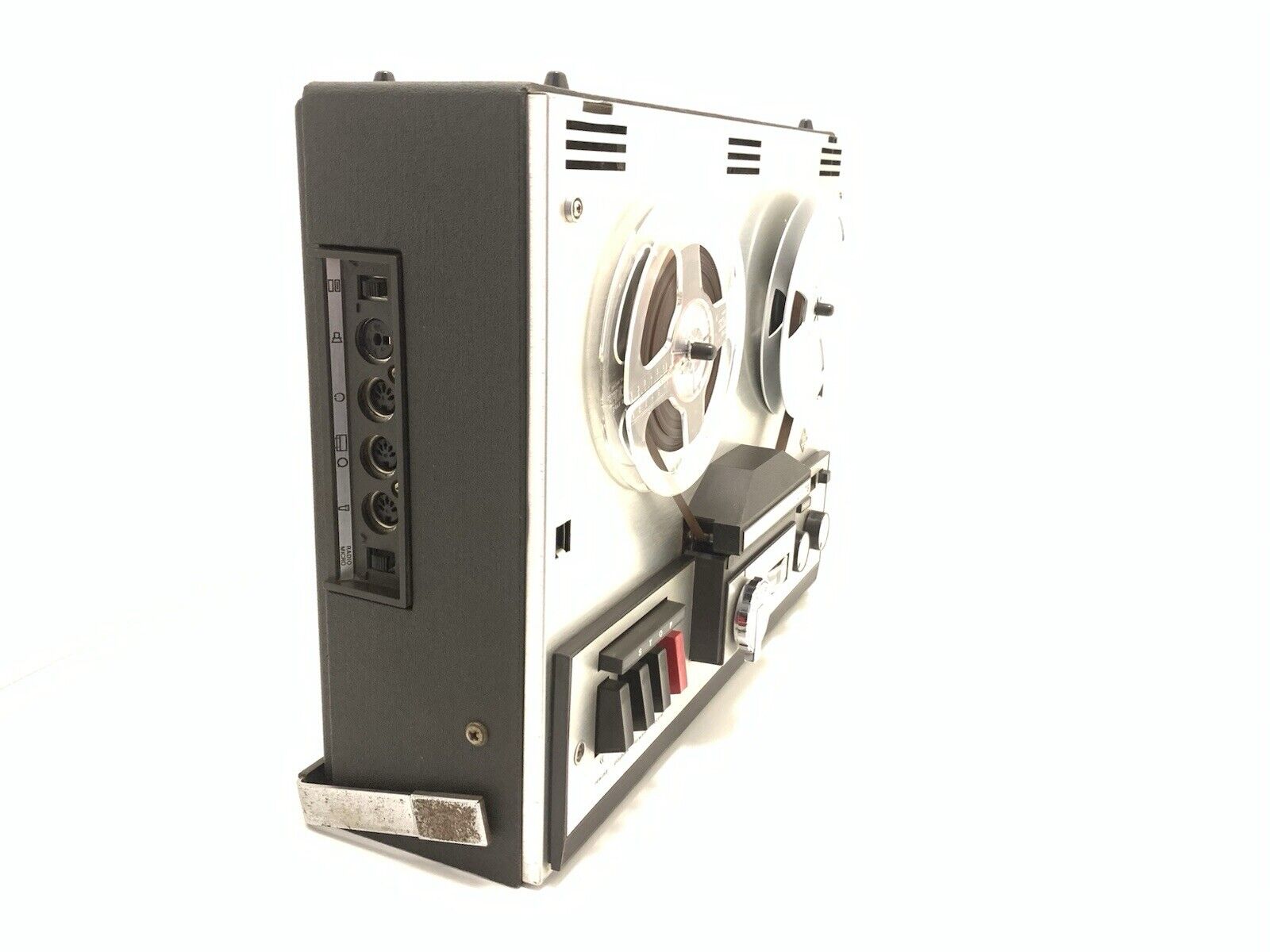 TELEFUNKEN M 201TS Tape Reel to Reel 4 Track 7" Vintage 1967 WORK Good Look