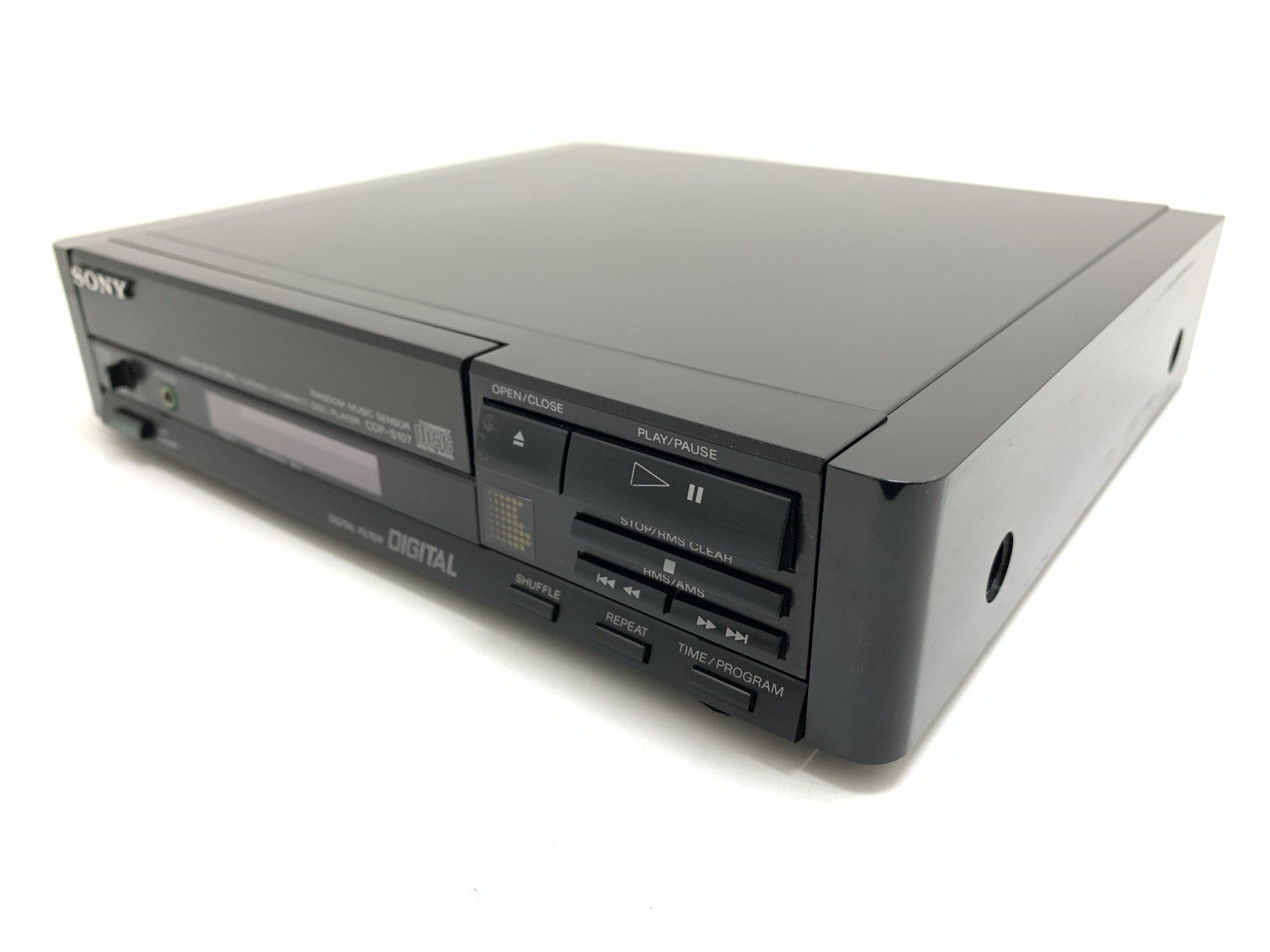 SONY CDP S107 CD Digital Compact Disc Player 20 Bits Vintage 1989 Work Good Look