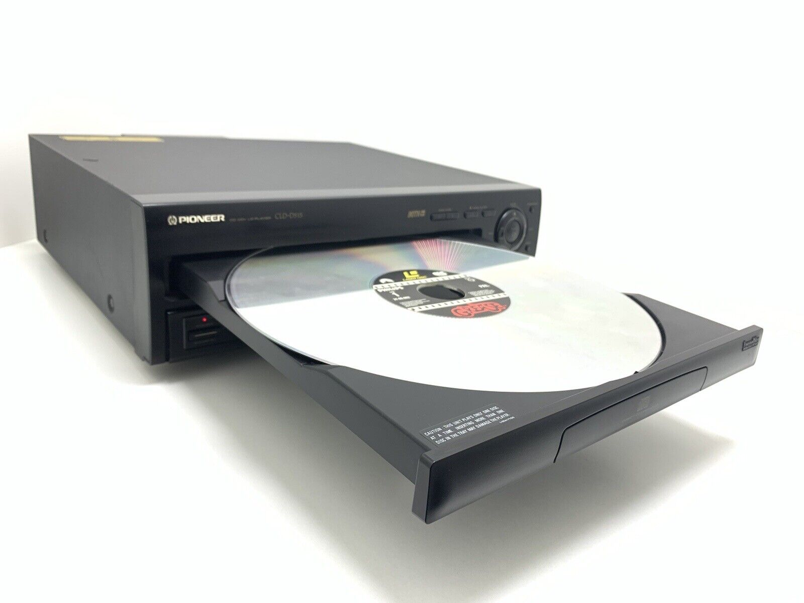 PIONEER CLD D515 CD LD Laser Disc Player 2 SIDEs Vintage PAL NTSC Work Good Look