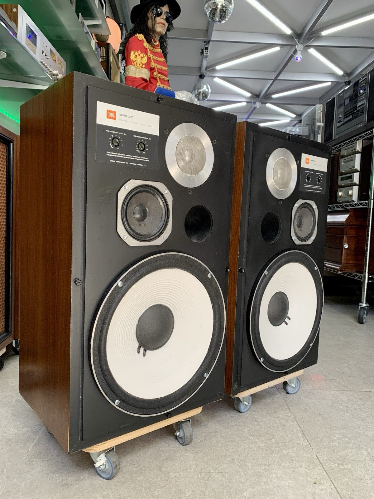 JBL L 112 LEGENDARY Speakers 300 Watts Vintage 1980 Refurbished WORK LIKE NEW