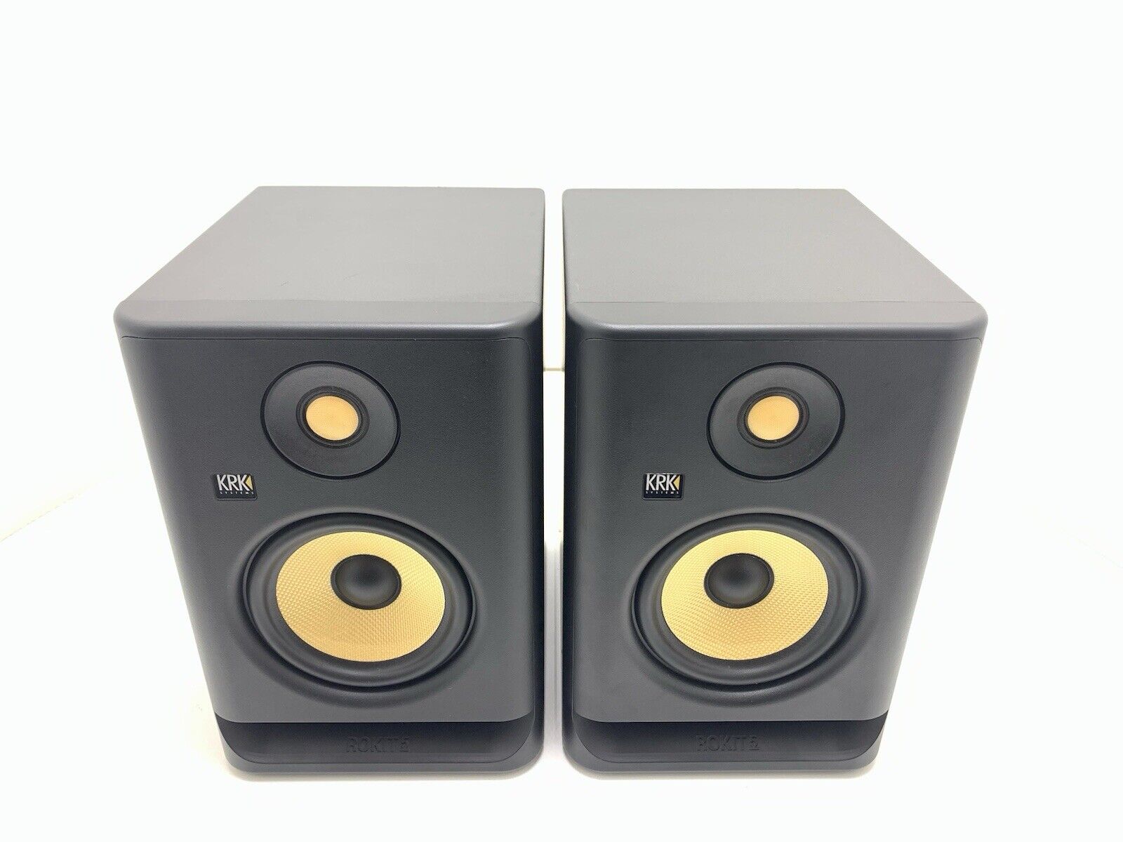 KRK ROKIT RP5 G4 ACTIVE 2 Speakers Studio Monitor 2 Way 55 Watts Work GOOD LOOK