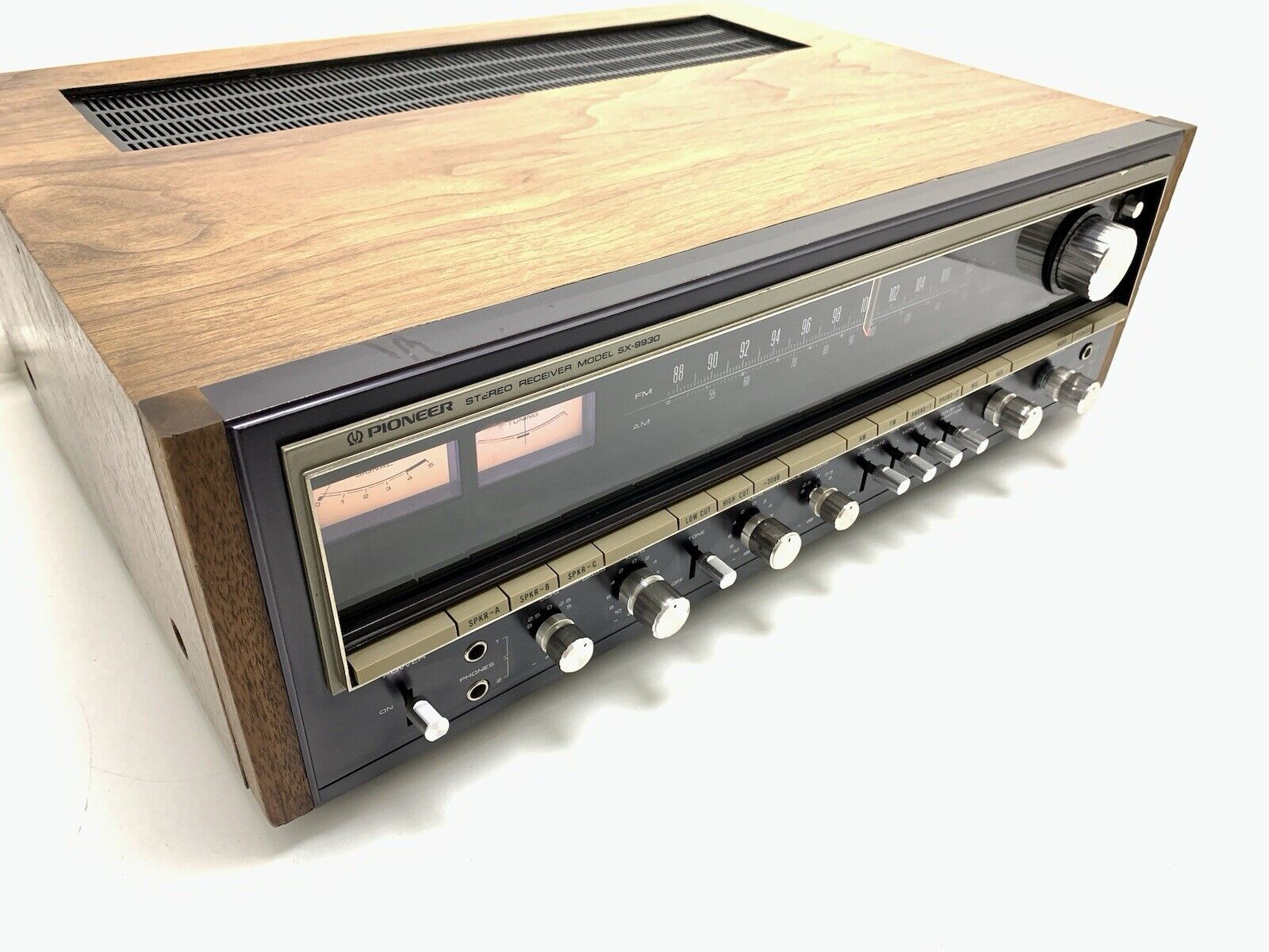PIONEER SX 9930 AM FM Stereo Receiver 70+70Watts RMS Vintage 1974 WORK Good LOOK