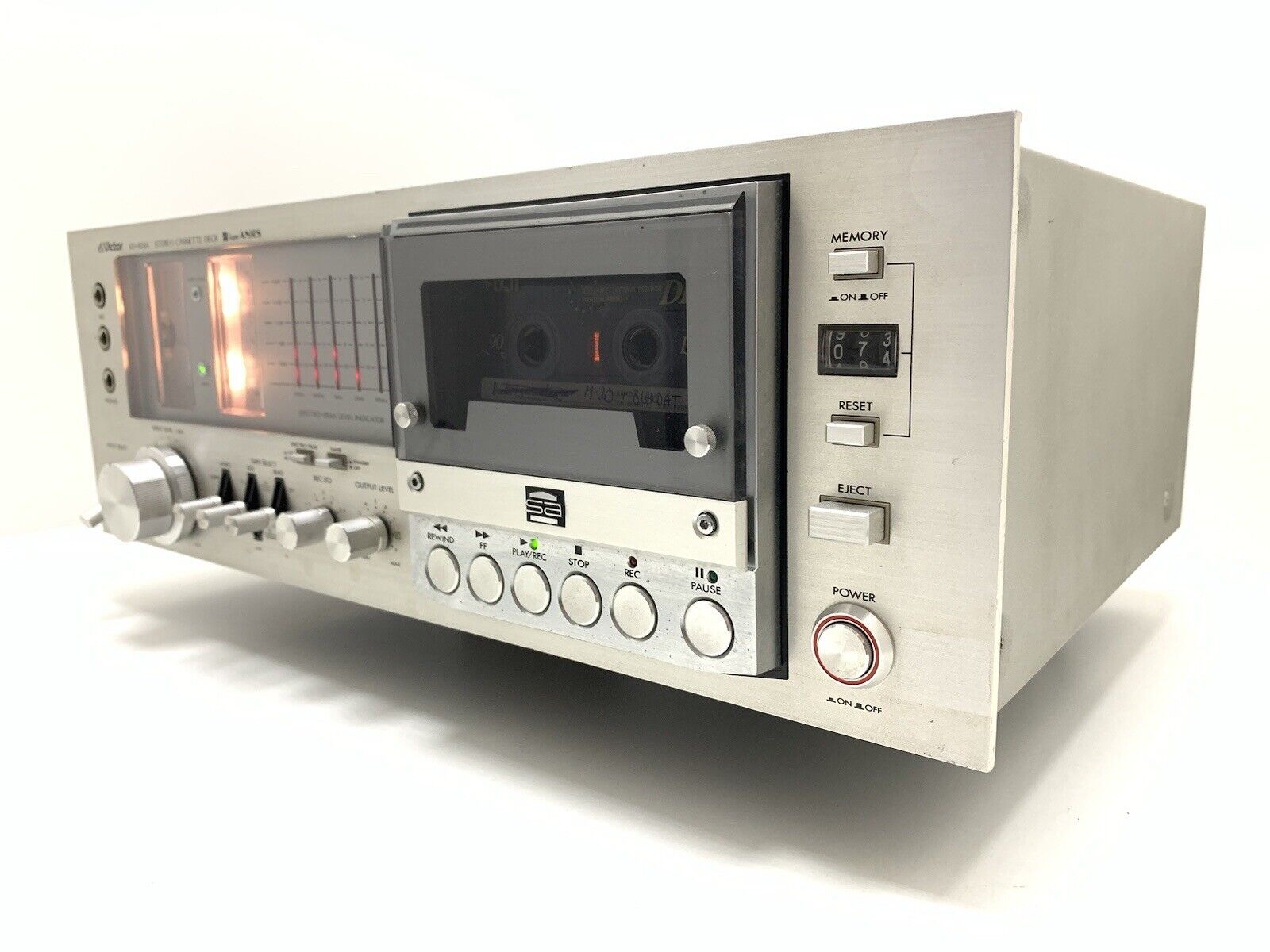 JVC VICTOR KD-85 SA Hi End Stereo Cassette TAPE Deck Vintage 1978 WORK Good Look