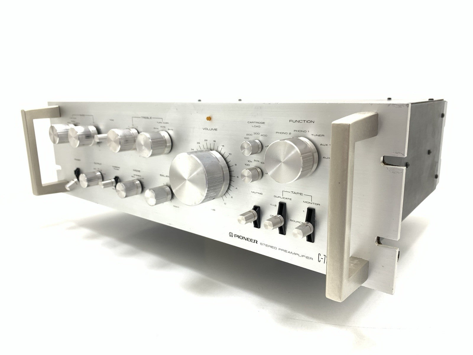 PIONEER C 73 SPEC Stereo Pre Amplifier Vintage 1980 Work Refurbished Good Look