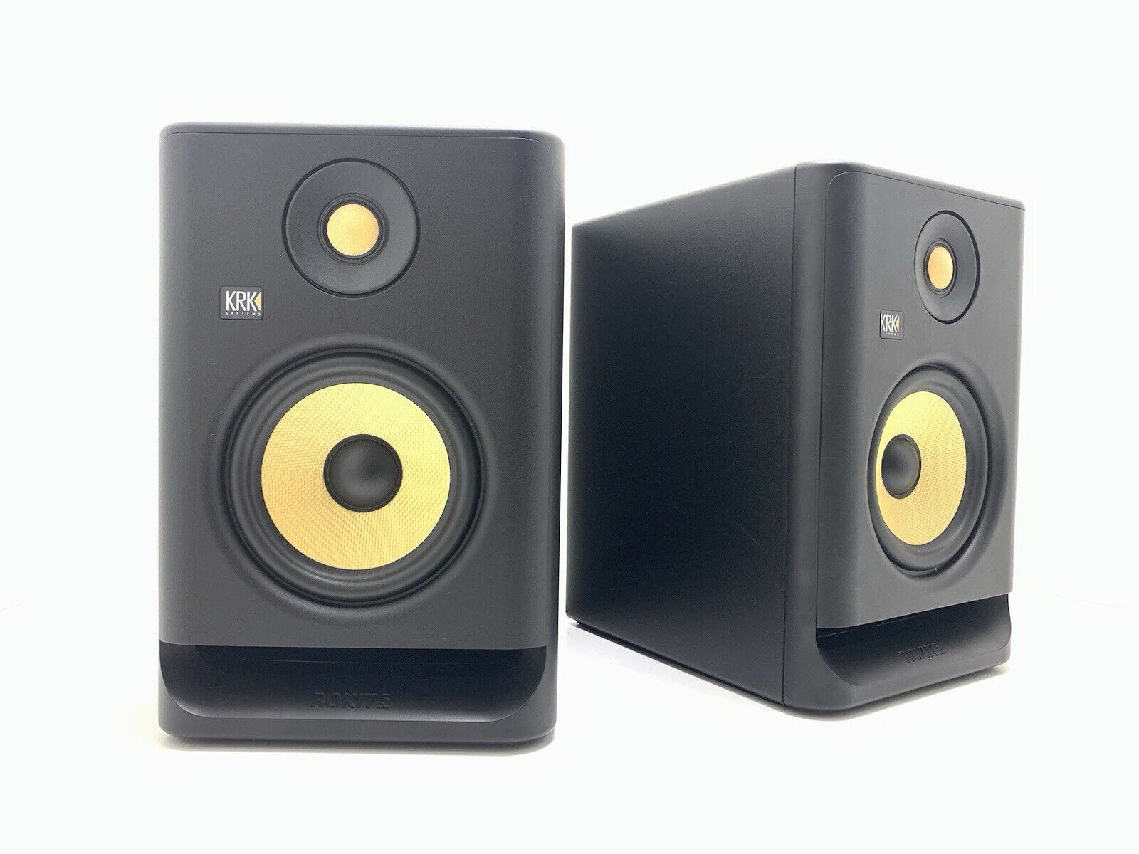 KRK ROKIT RP5 G4 ACTIVE 2 Speakers Studio Monitor 2 Way 55 Watts Work GOOD LOOK