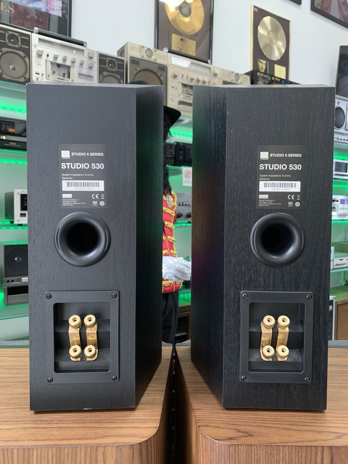 JBL Studio 530 Monitor Speakers 2 Way 125 Watts RMS Vintage WORK Good Look