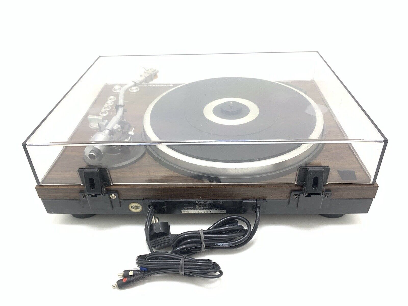 KENWOOD KD-5077 Turntable Fully Automatic Direct Drive Hi End Vintage Good Look