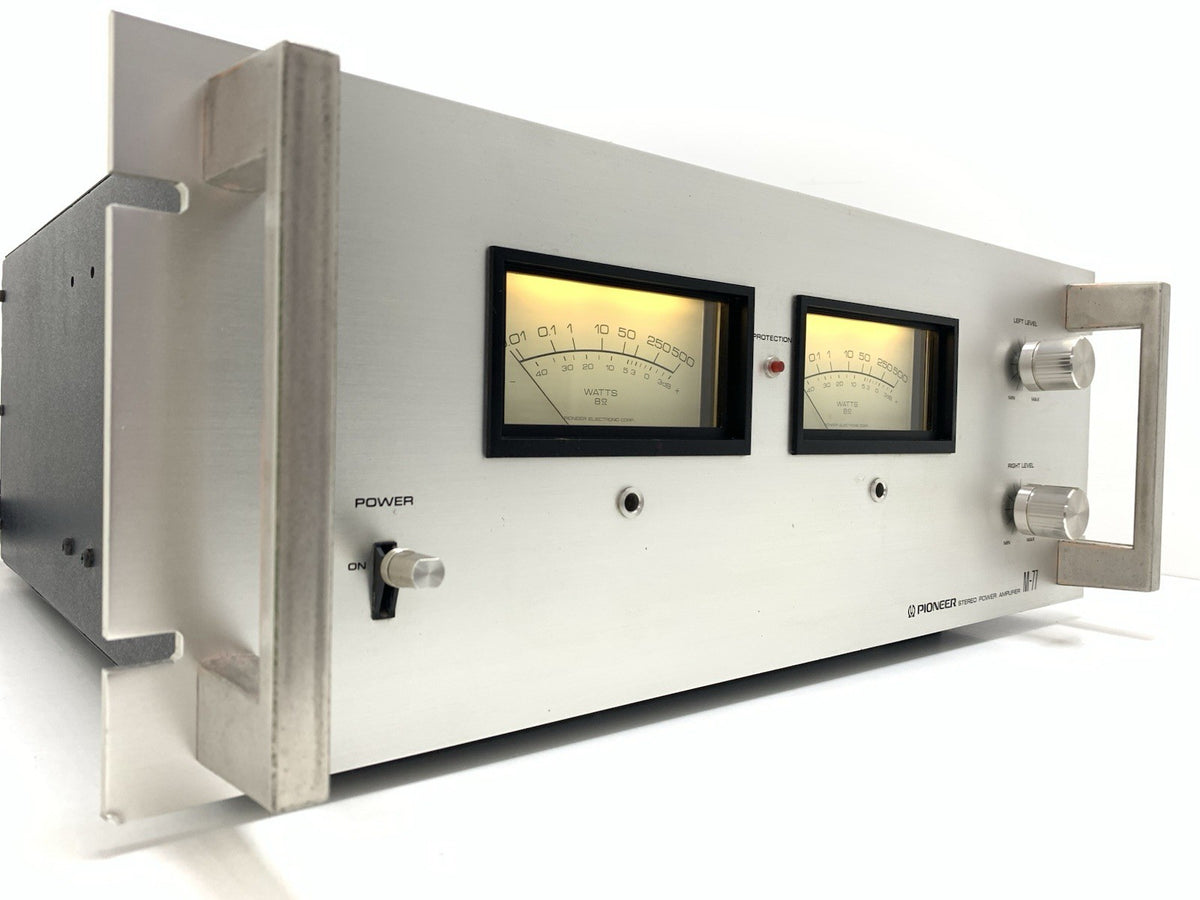 PIONEER M 77 SPEC 2 Stereo Power Amplifier  2 X 250 W RMS Vintage Work Good Look