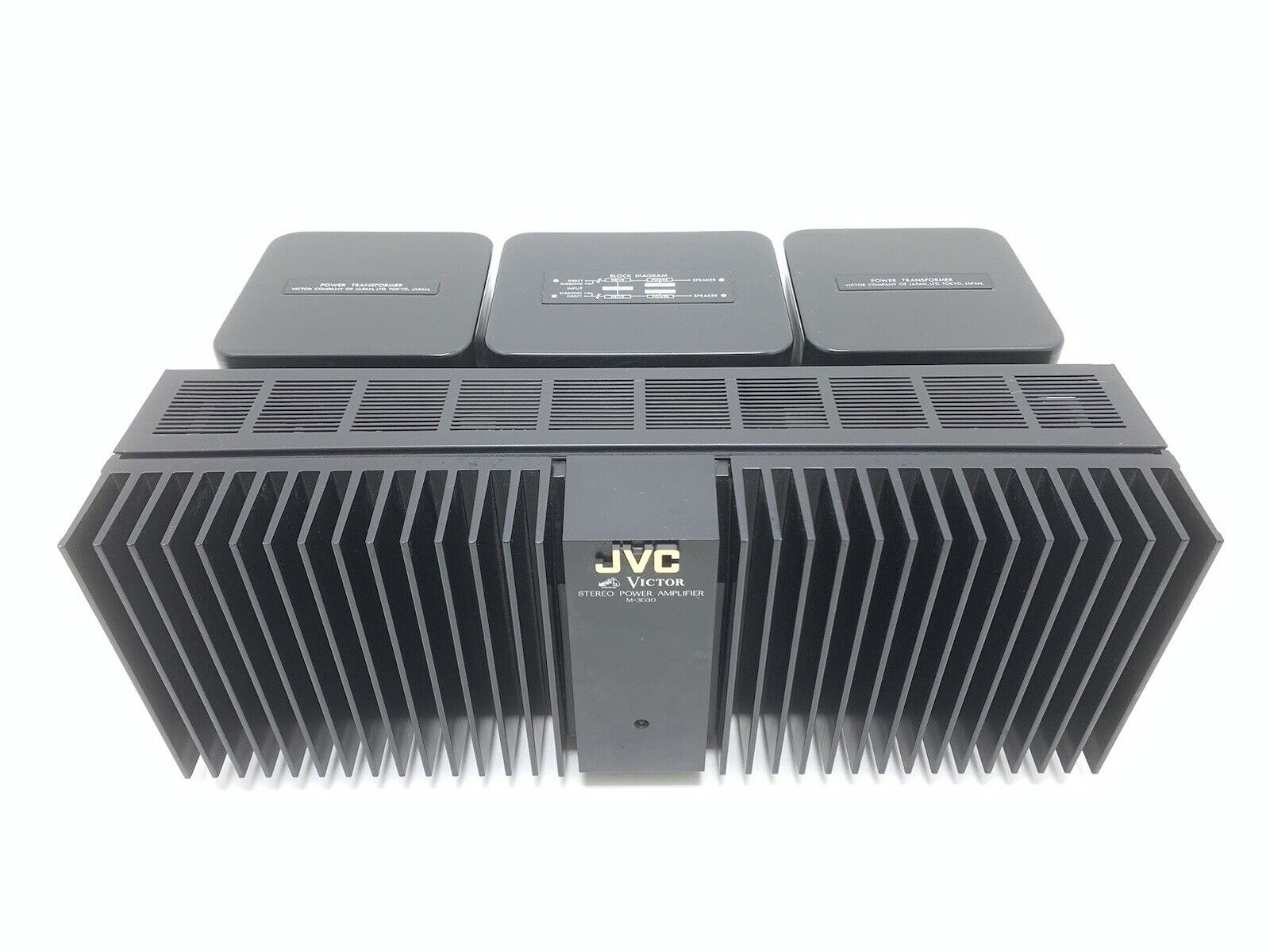 JVC VICTOR M-3030 Stereo Power Amplifier 200W RMS Vintage 1977 Work Good Look