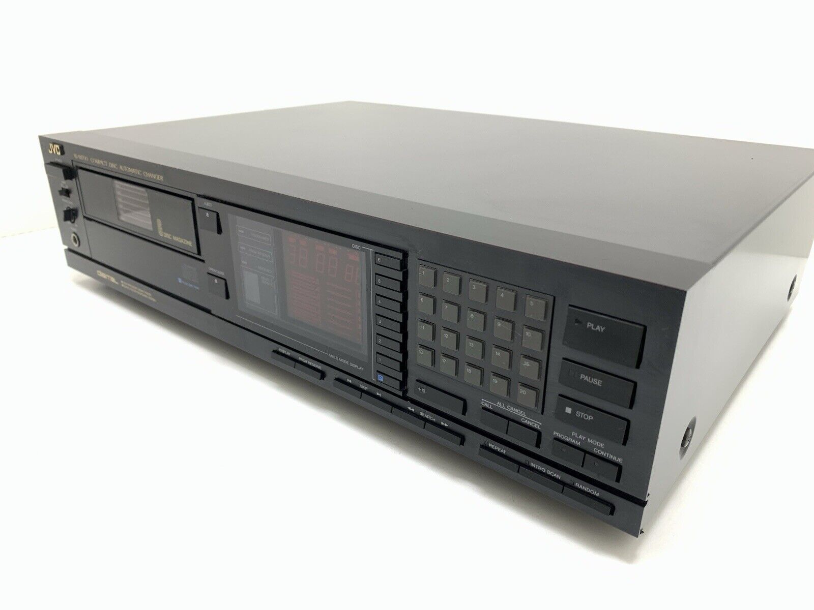 JVC XL-M700 Changer 6+1 CD Compact Disc Player Vintage 1987 Hi Fi WORK Good Look