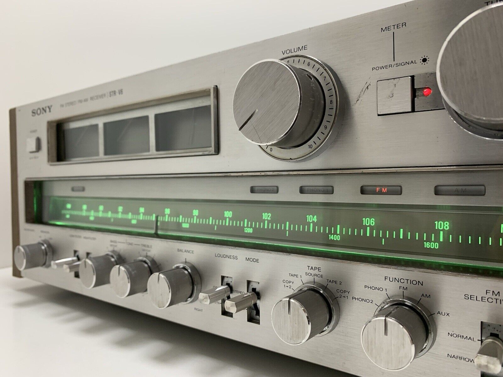 SONY STR V6 Stereo Monster Receiver 2X 115 WRMS Vintage 1978 REFURBISH Good Look
