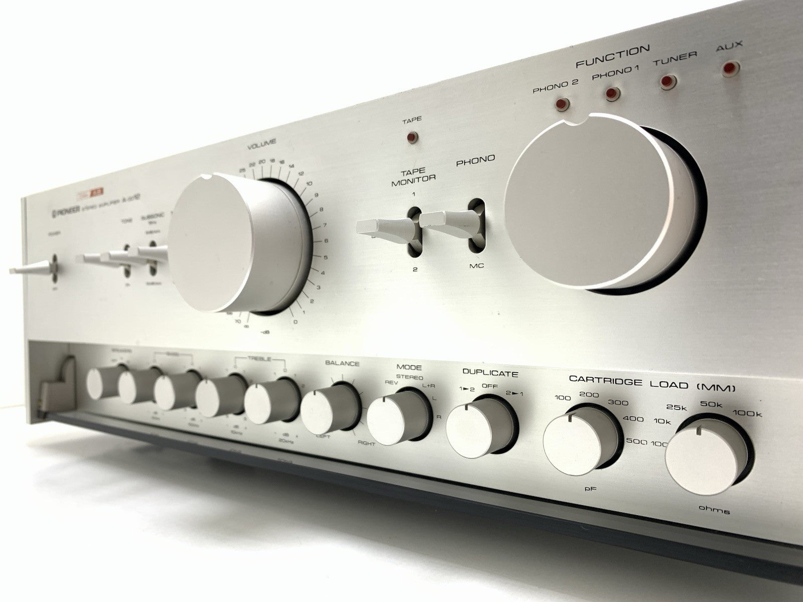 PIONEER A 0012/ A 27 Stereo Amplifier 120+120 W RMS Vintage 1978 WORK Good Look