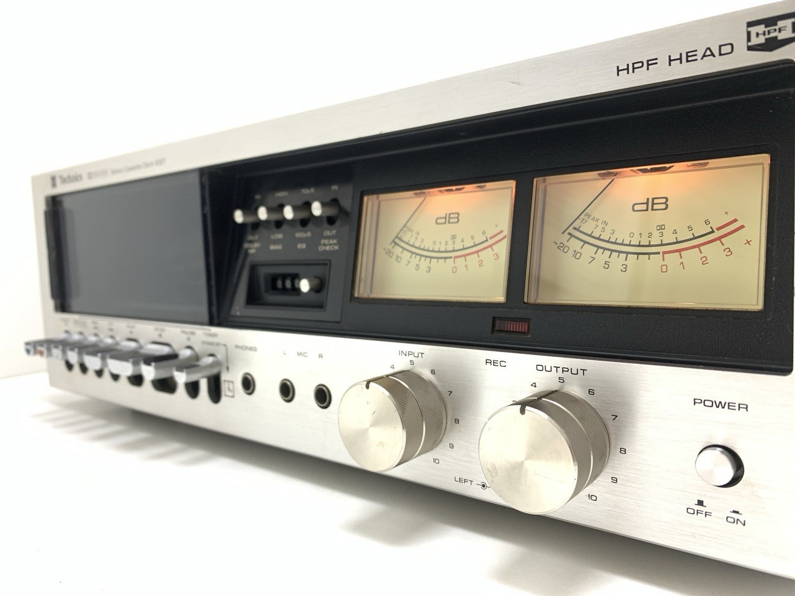 TECHNICS RS 630T Stereo Cassette Tape Deck 2 Head Vintage 1978 Work Good Look