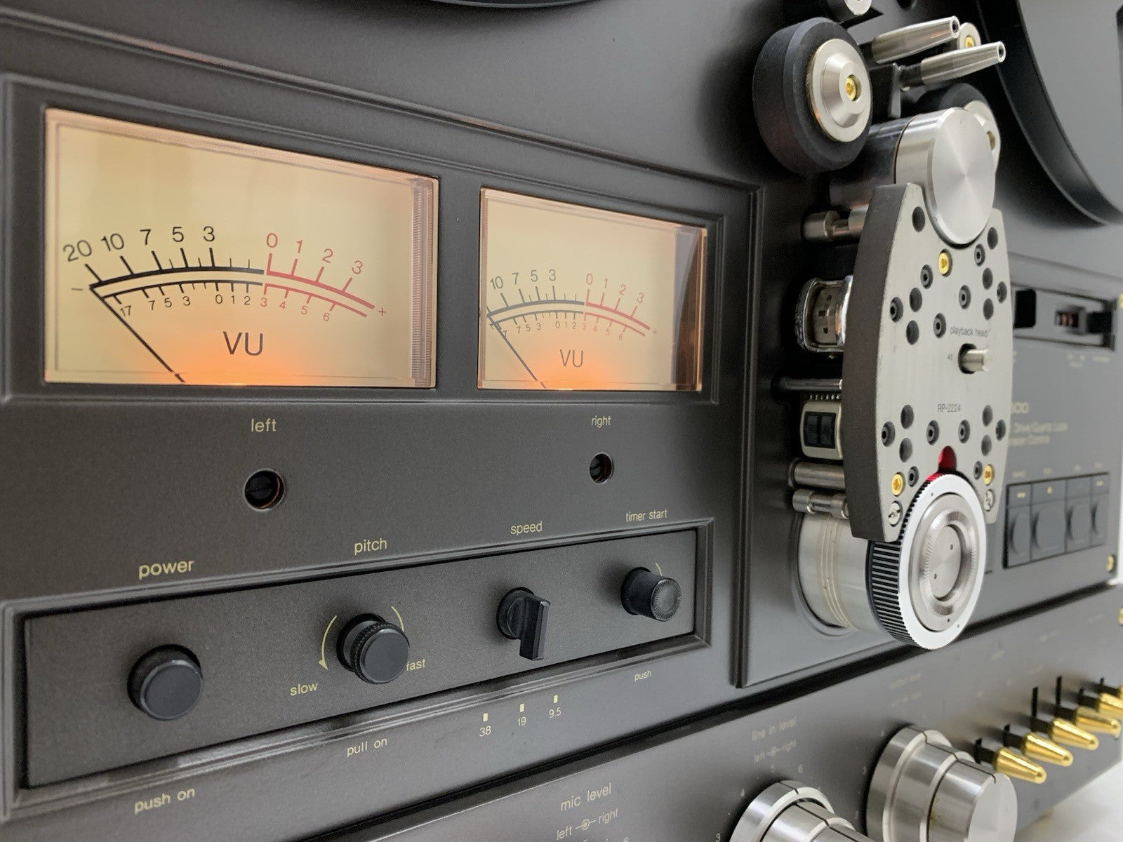 TECHNICS RS 1500U Limited Edition 24K Gold Rosewood Reel to Reel Exclusive TAPE