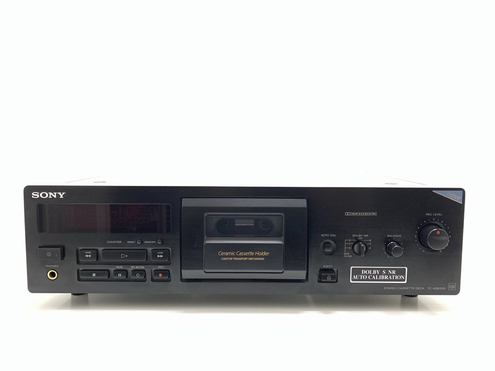 Sony TC KB820S QS Dolby S Audiophile Tape Deck Cassette High End WORK Good Look