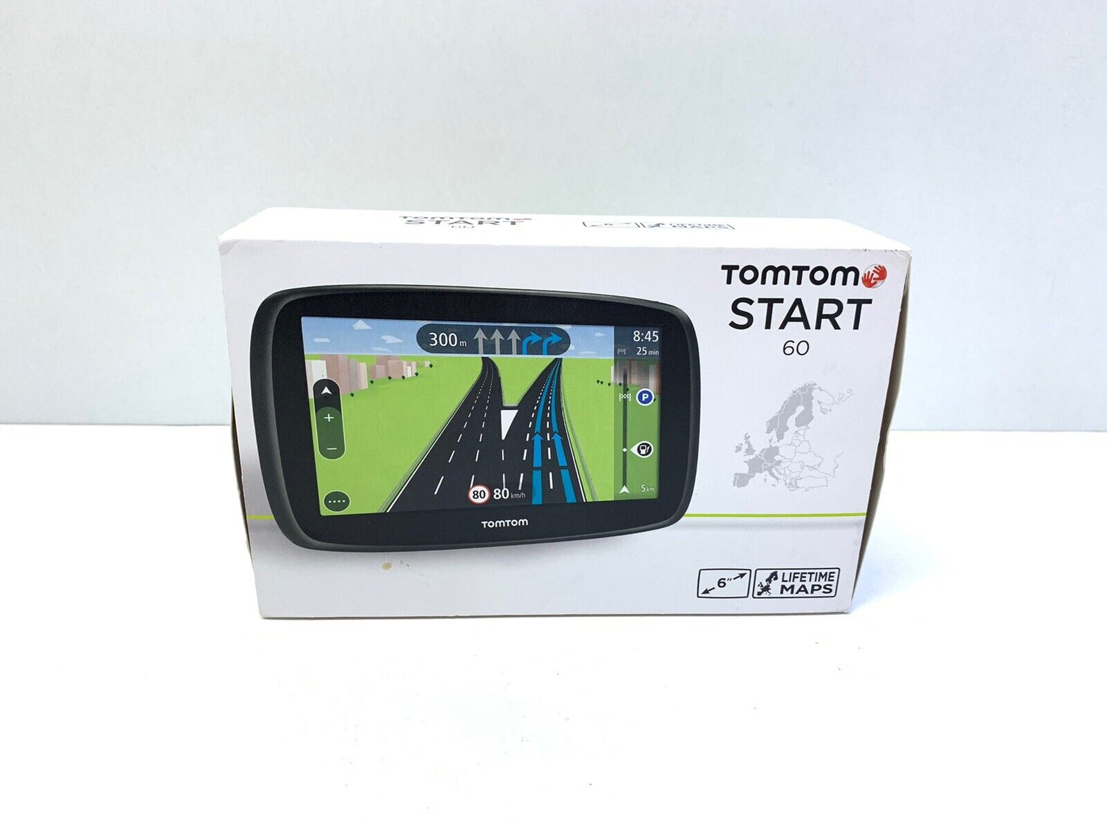 GPS TOM TOM START 60 Europa central 6" XXXL TMC navegación Lifetime Maps tap&Go