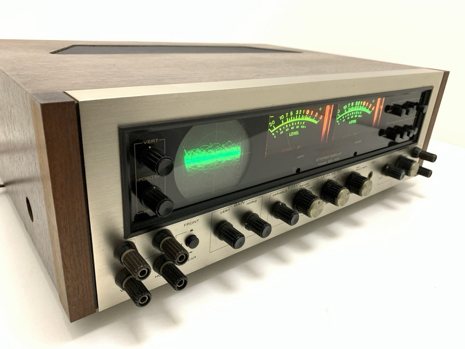 PIONEER SD 100 Stereo Display Audio Scope VERY RARE Vintage 1971 WORK Good Look