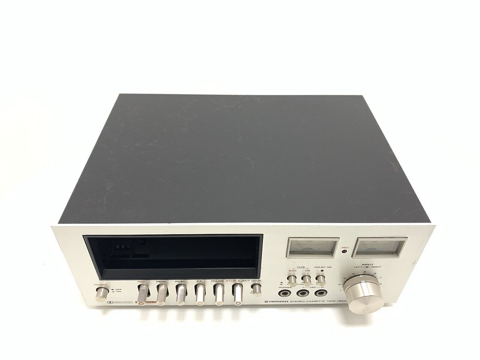 PIONEER CT-F2121 Stereo Cassette Tape Deck 2 Head Vintage 1975 WORK Good Look