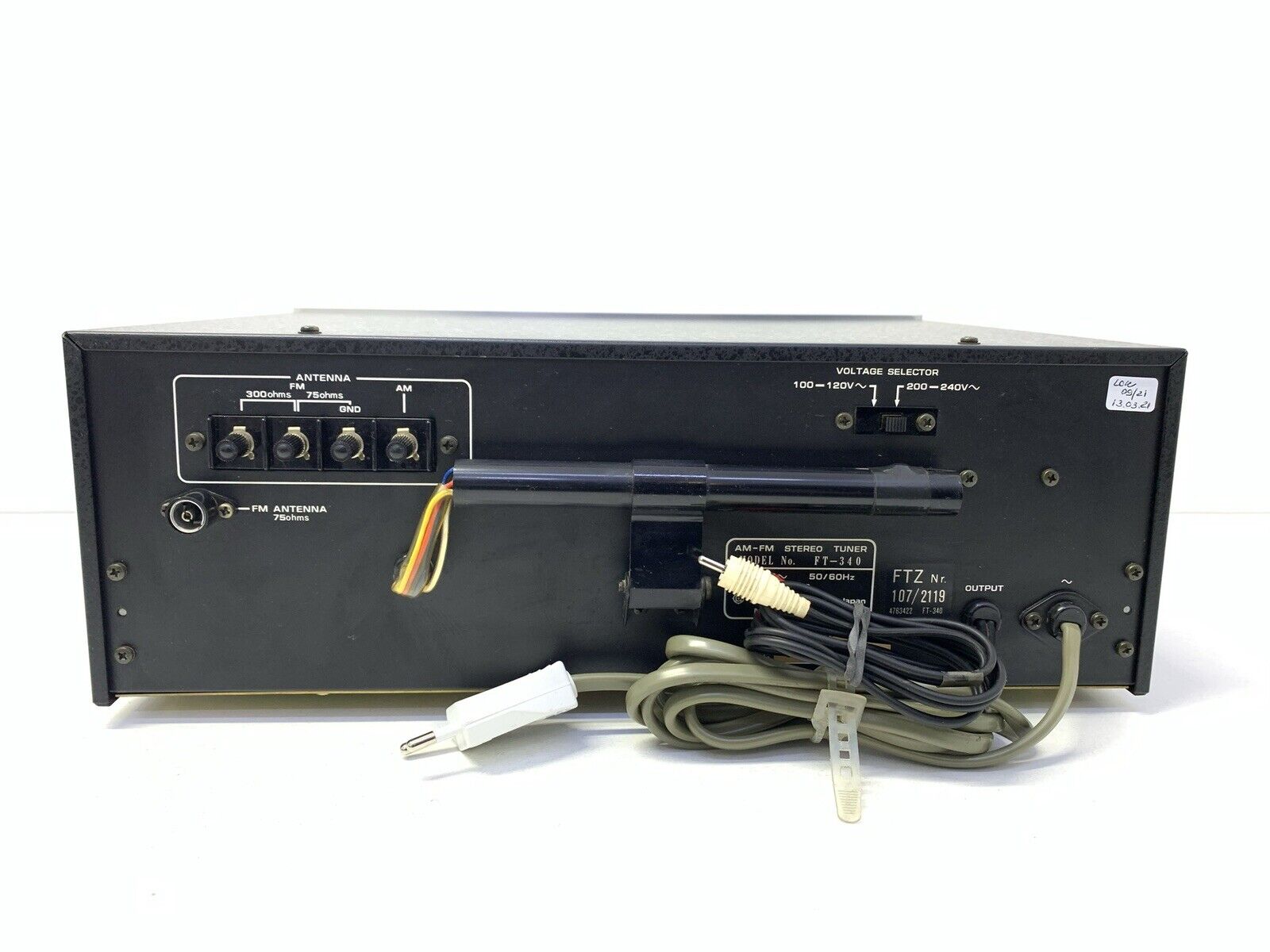 HITACHI FT-340 AM/FM Stereo Tuner Hi Fi Japan Vintage 1977 Refurbished Good Look
