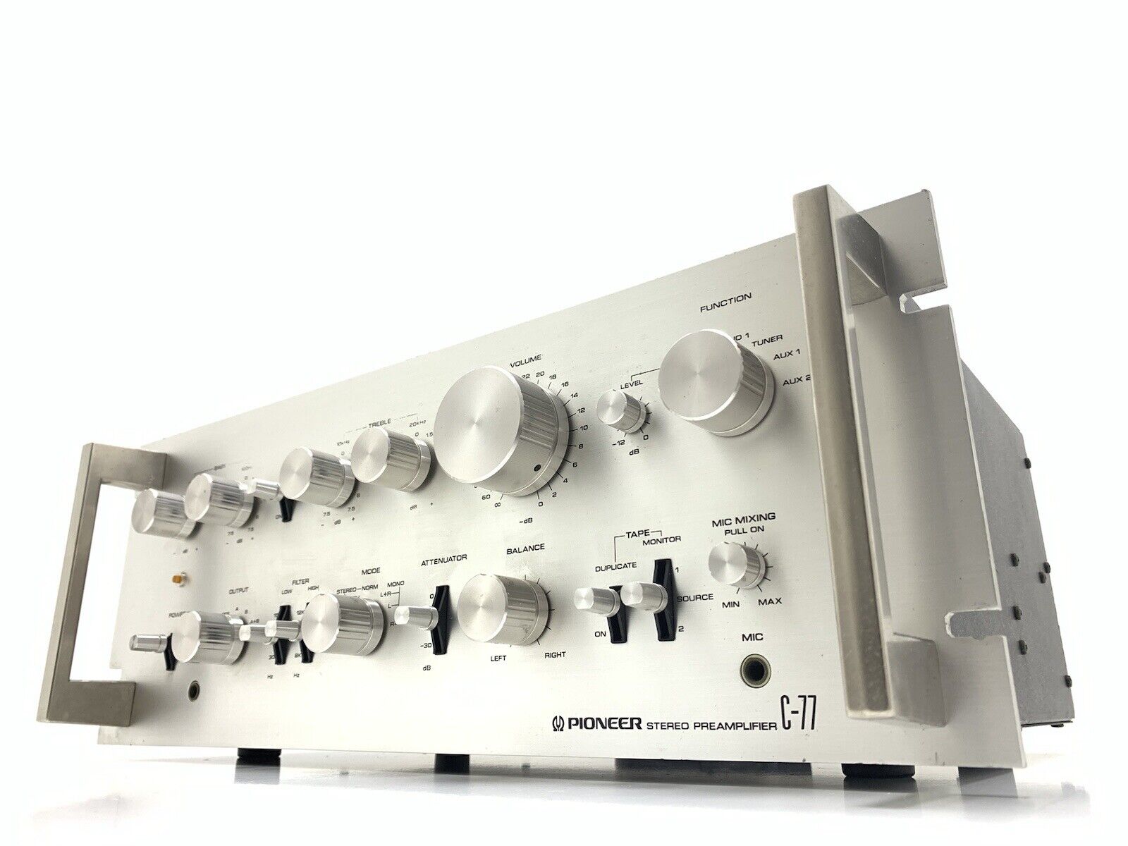 PIONEER C 77 SPEC 1 Stereo Pre Amplifier Vintage 1977 Work Refurbished Good Look