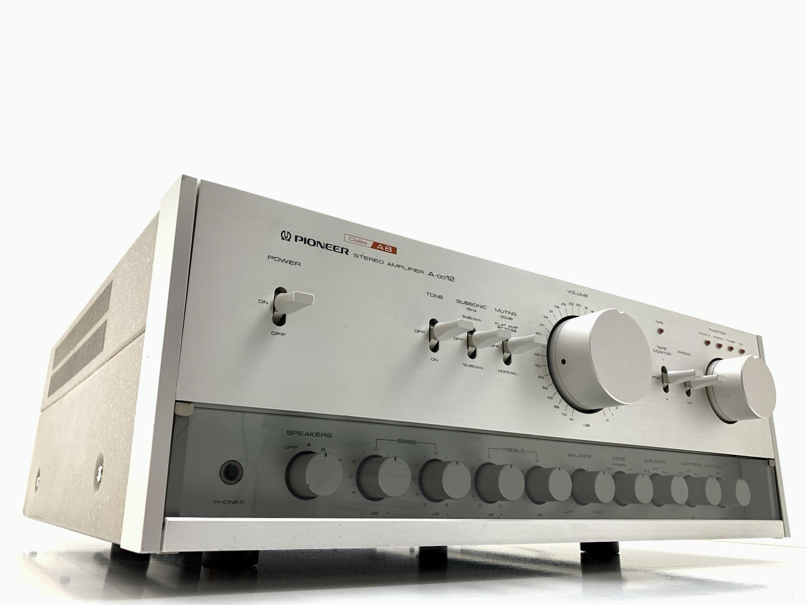PIONEER A 0012/ A 27 Stereo Amplifier 120+120 W RMS Vintage 1978 WORK Good Look