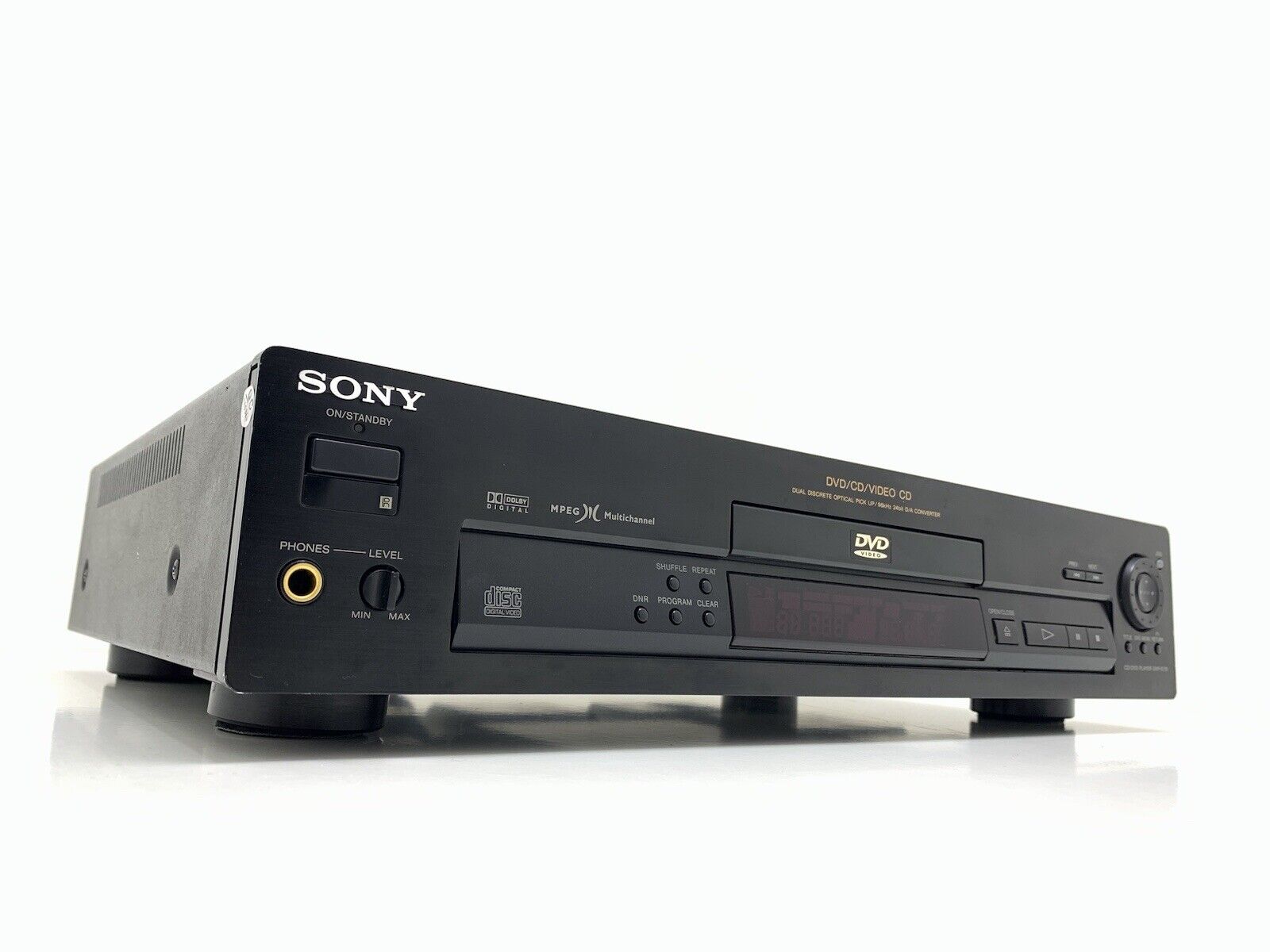 SONY DVP-S715 DVD VÍDEO CD Compact Disc + Remote VINTAGE 1998 WORK Good Look