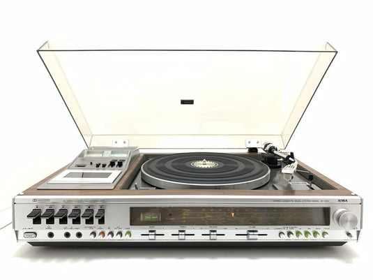 AIWA AF-5050 Turntable Cassette Radio Music Centre Japan Vintage 1977 Hi-Fi Good