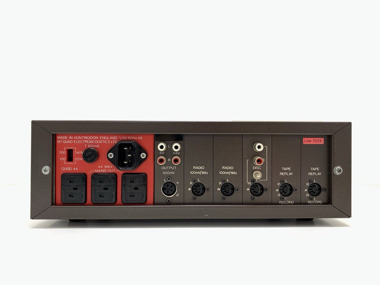 QUAD 44 Stereo Preamp Pre Amplifier High End Vintage 1978 Work Good Look