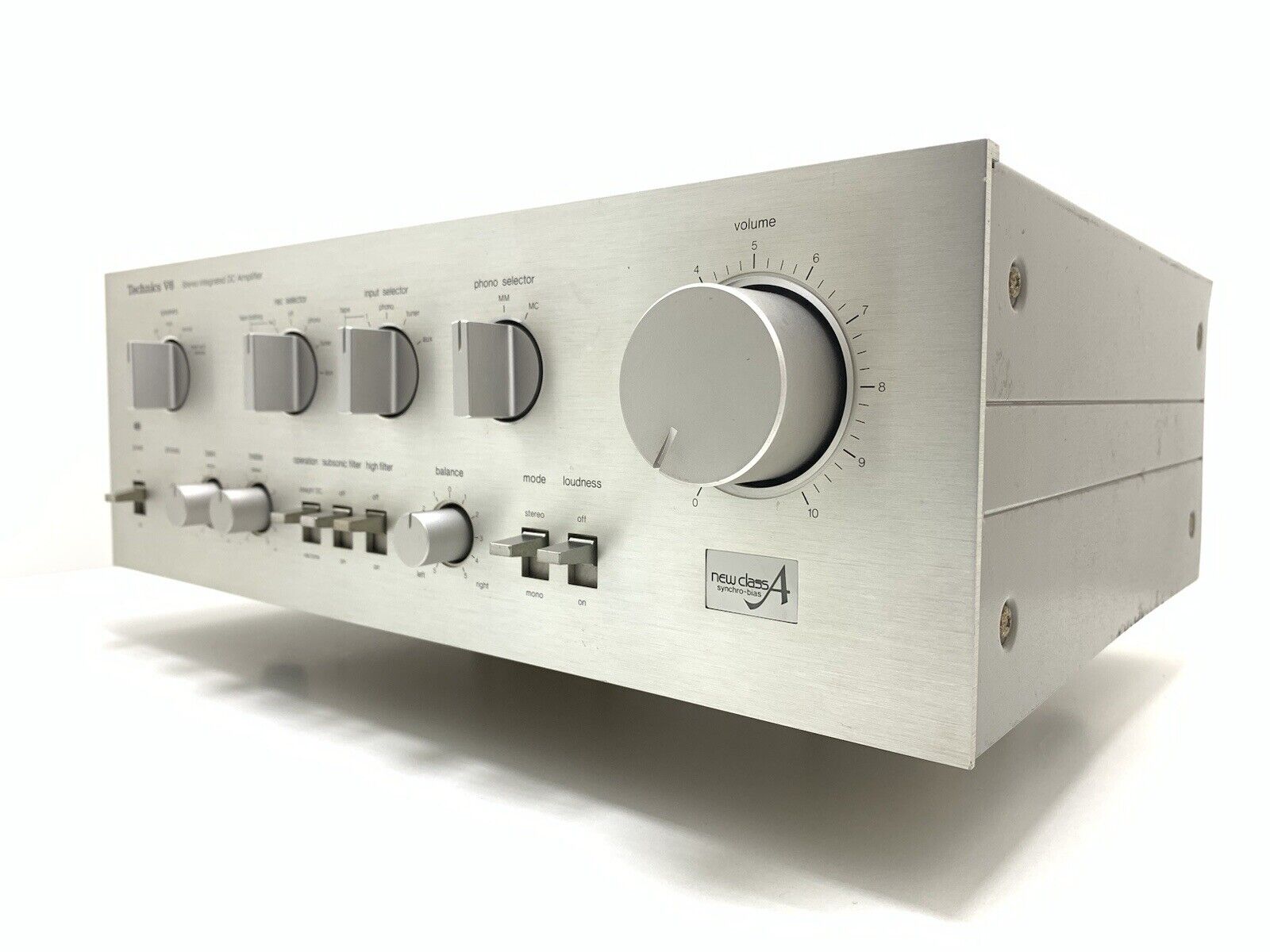 TECHNICS SU-V6 Stereo Integrated Amplifier 70+70WRMS Vintage 1980 Work GOOD LOOK