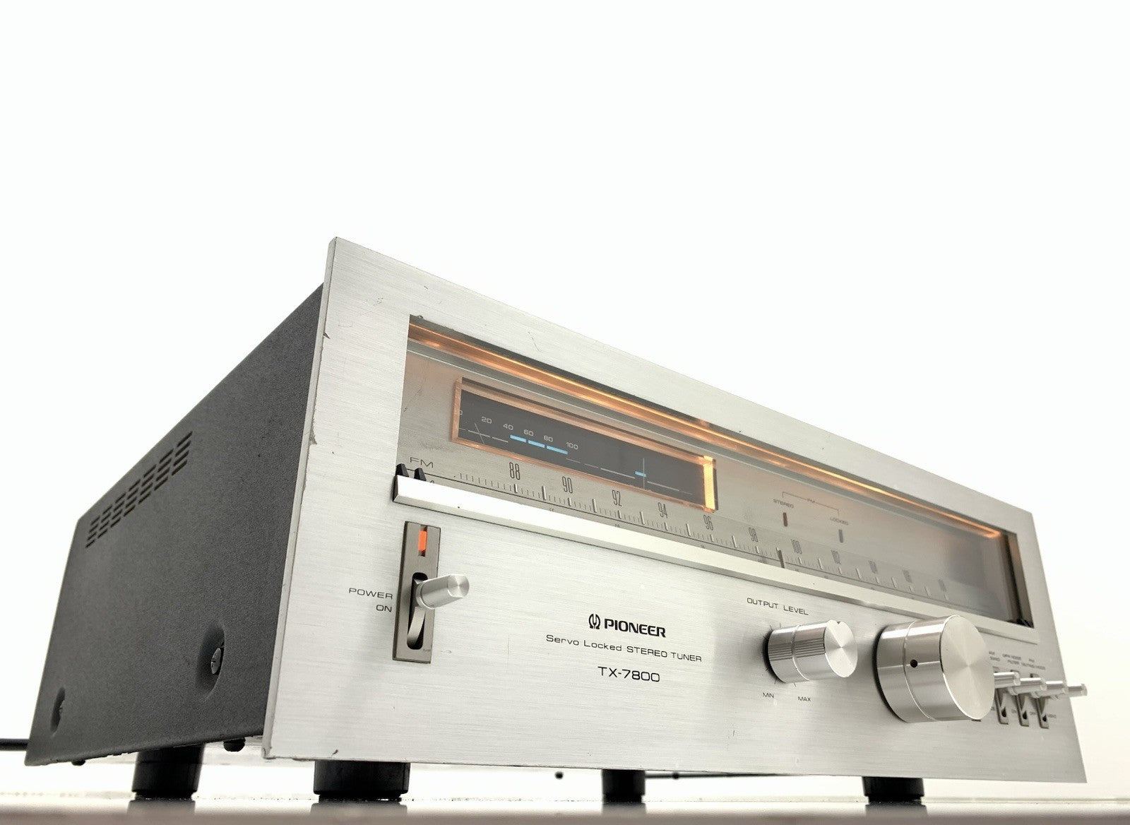 PIONEER TX 7800 AM/FM Stereo Analogue Tuner BlueLine Vintage 1979 WORK Good Look