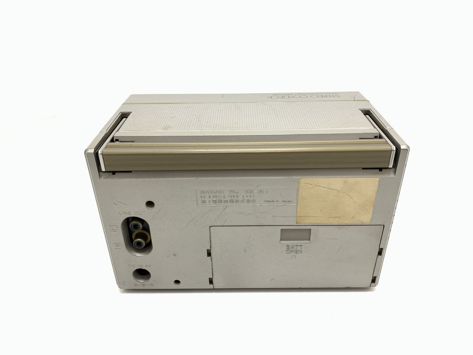 Technics カセットSTEREO CO-DECK RS-M1 ジャンク品 Technics RS-M1 Portable Stereo Cassette Deck | Handheld | Tested
