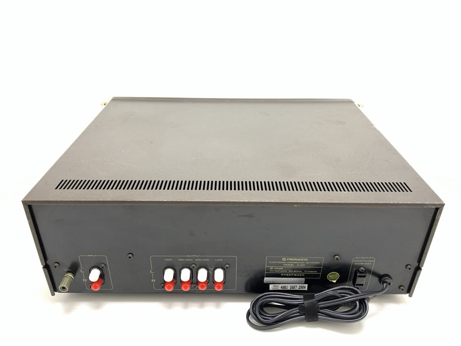 PIONEER D 23 Professional ELECTRONIC CROSSOVER with HANDLES 4 Way